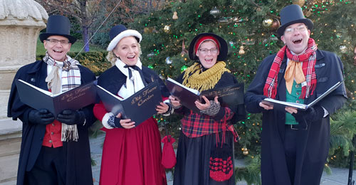Holiday carolers for hire