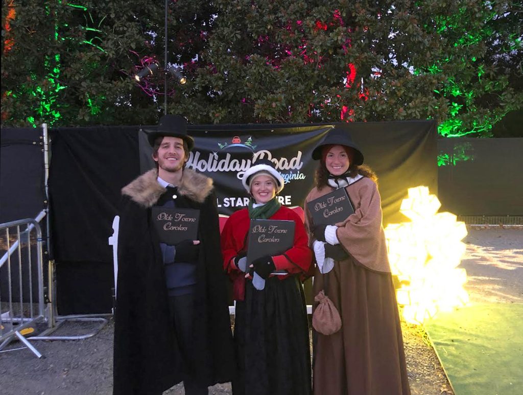 Performing at the Holiday Road Festival in Leesburg, VA.