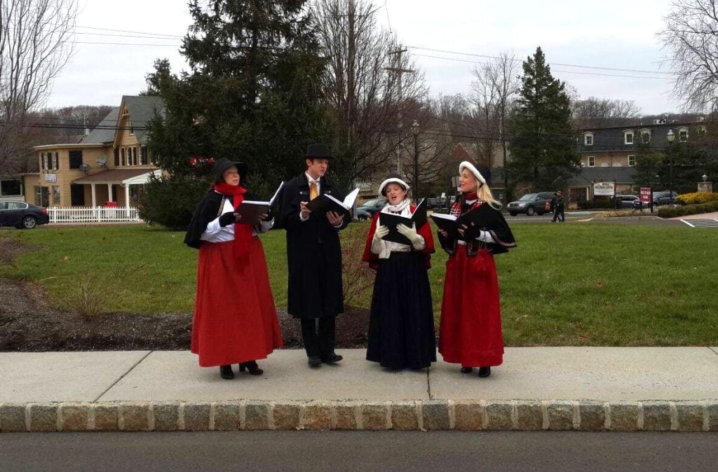 Performing for shoppers at Penn's Purchase and Peddler's Village in Lahaska, PA.