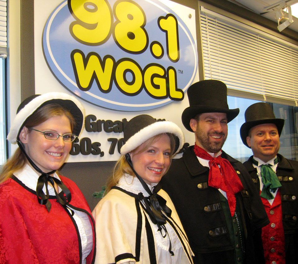 WOGL Oldies 98 Audio Olde Towne Carolers at WOGL Oldies-98 Philadelphia