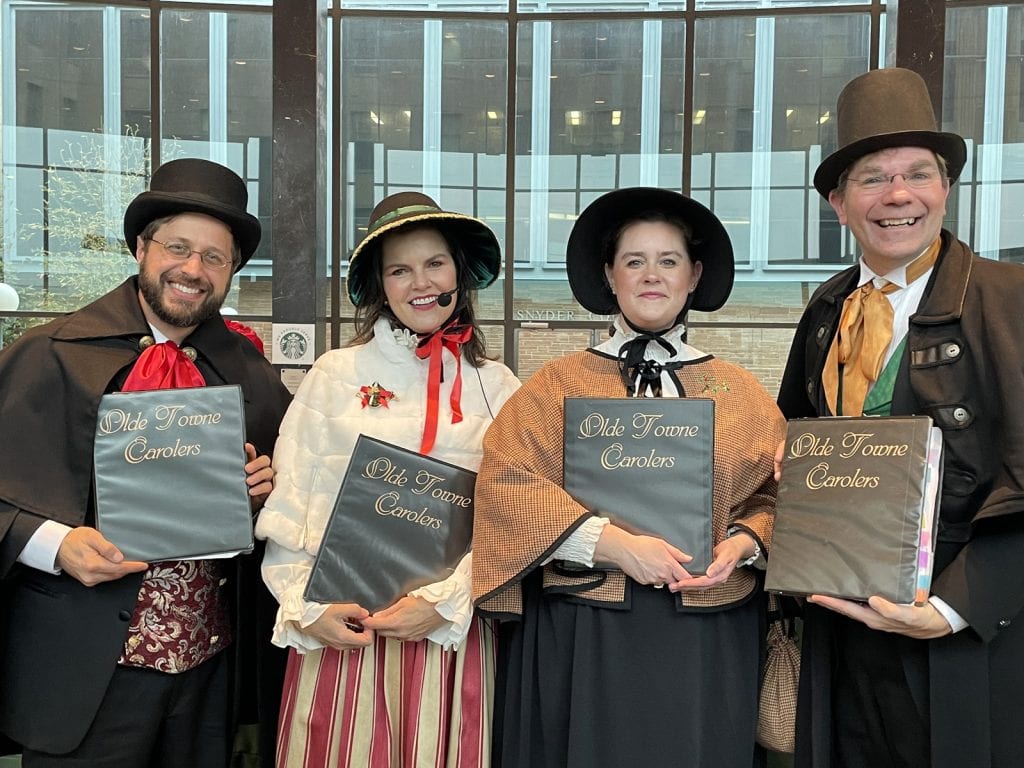 At Lehigh University for the annual St. Luke's Health Network Christmas party.