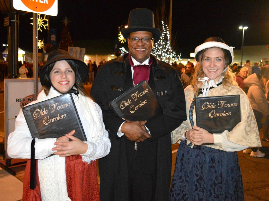 Performing for the Quakertown, PA Christmas tree lighting.