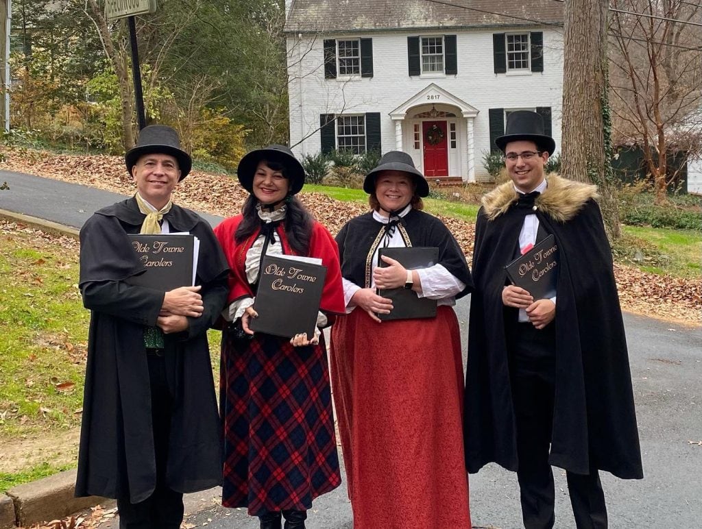 Christmas Carolers, outside Baltimore, MD, 2021